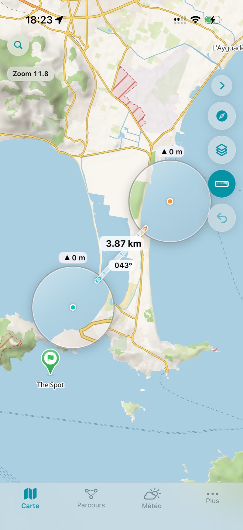 Un outil simple à utiliser directement sur la carte.